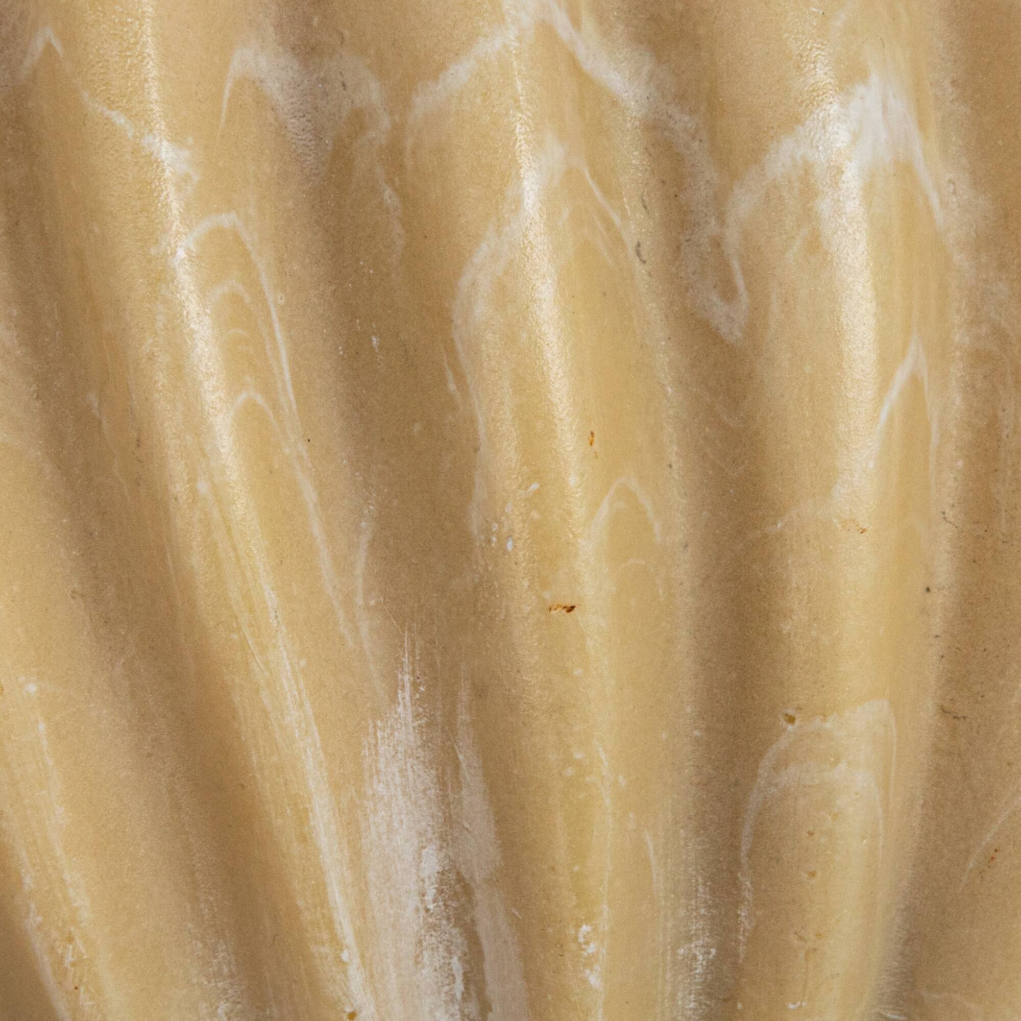 Hello Honey® 8" Beige Decorative Pleated Bowl